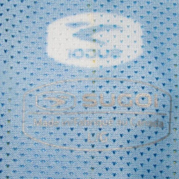 new!! SUGOI Top/Running Singlet, L Mesh Tank, Blue/White, Air-mesh - Picture 6 of 8